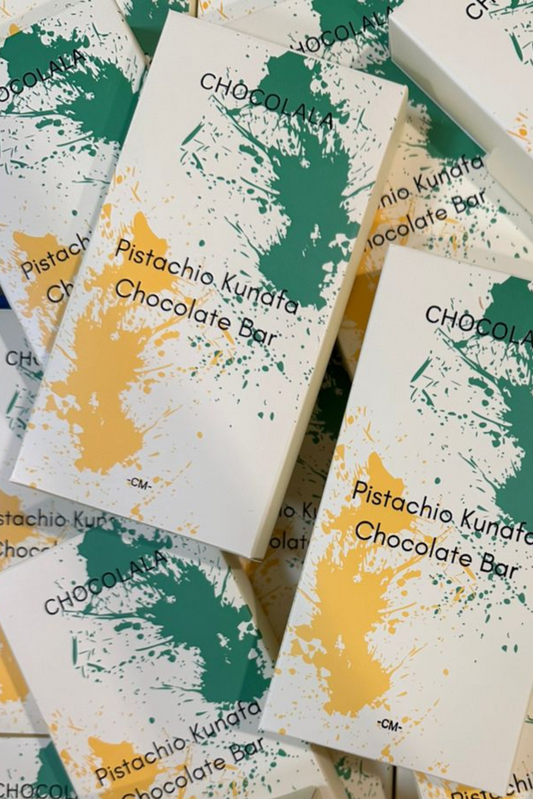 Chocolala Pistachio Kunafa Chocolate Bar