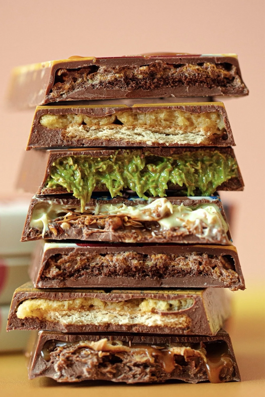 Fix Chocolate Bar: Pistachio Kunafa/Cereal/Pretzel/Biscoff