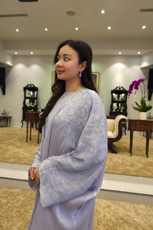 Dhea Dress in Silver