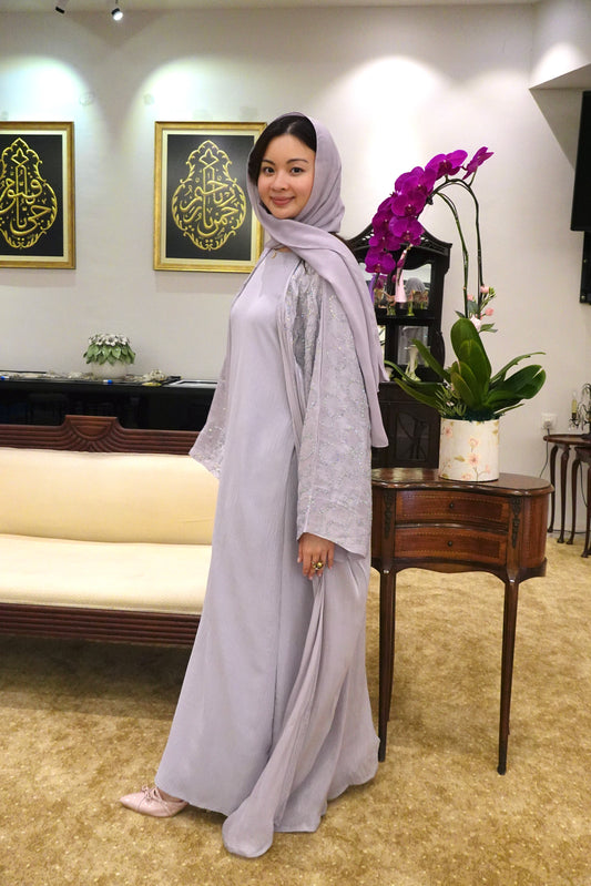 Dhea Dress in Silver
