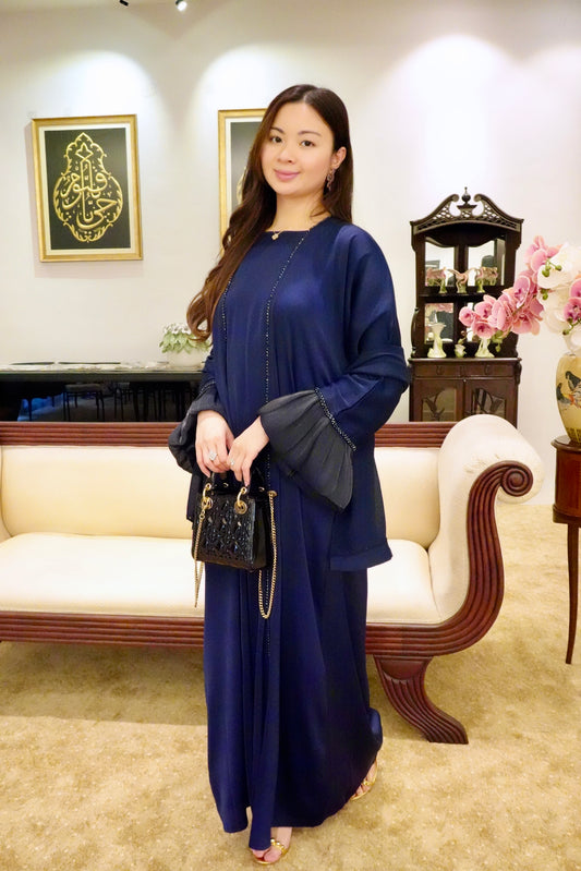 Jasmine Dress in Royal Blue/Green/Gold/Silver