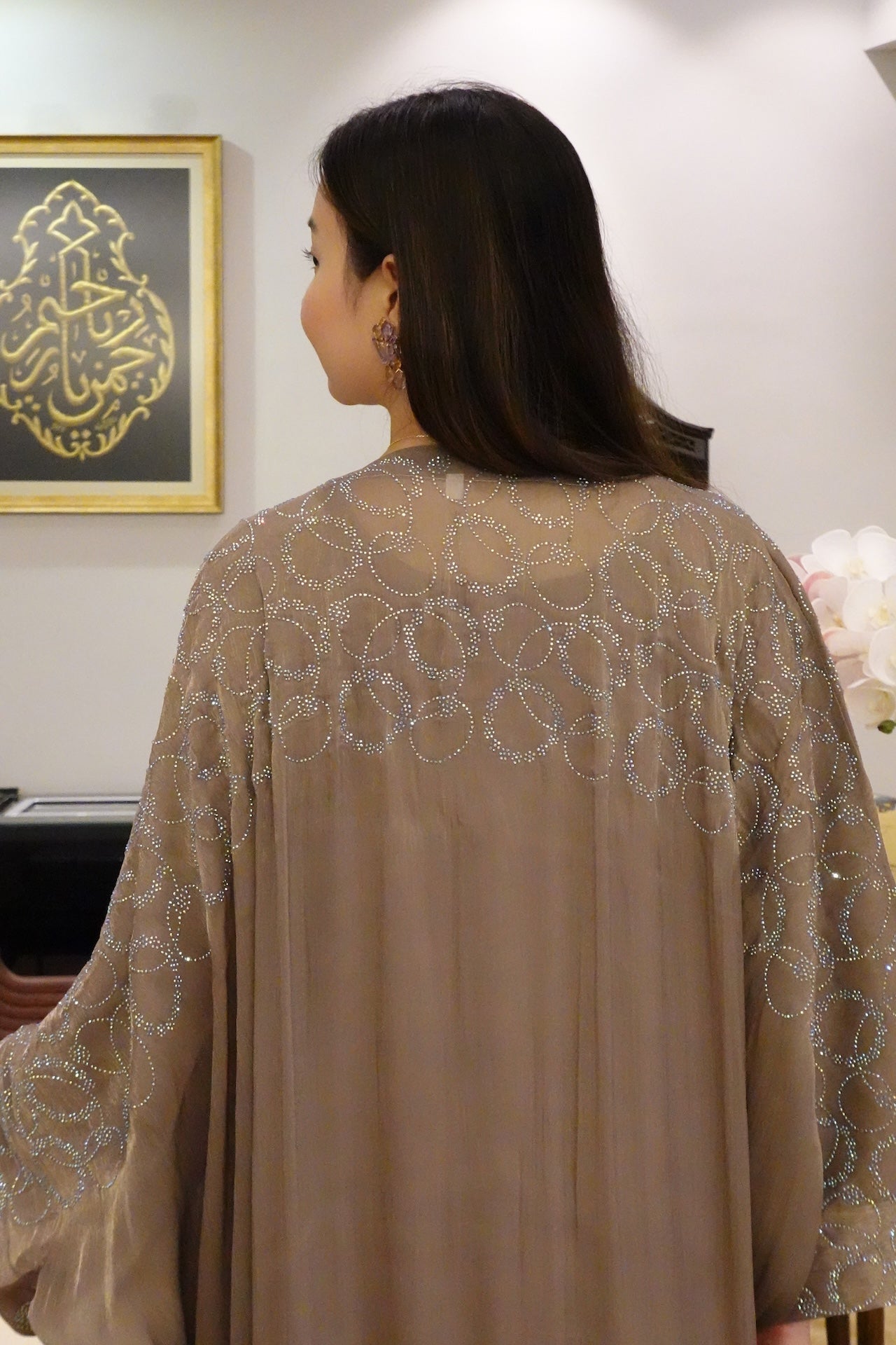 Dhea Dress in Brown