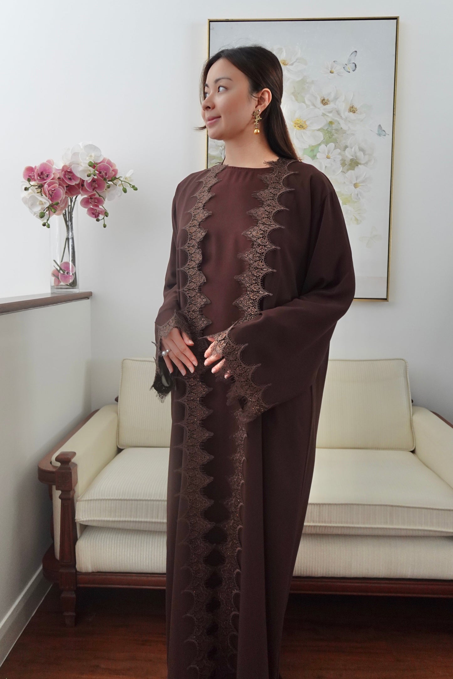 Moca Lace Dress