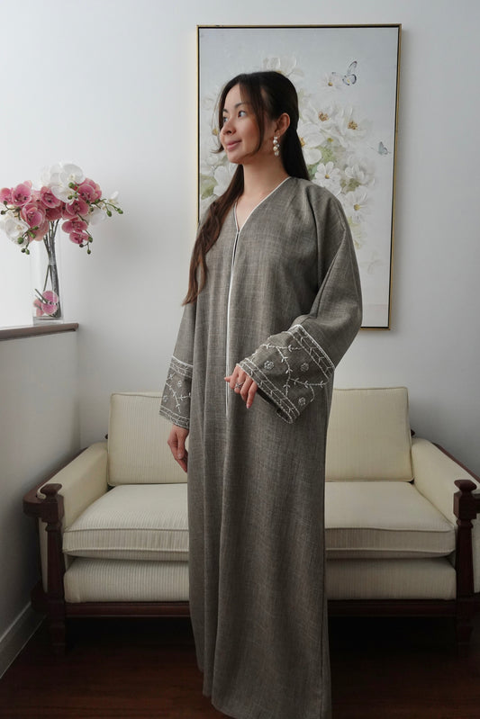 Amina Dress in Silver